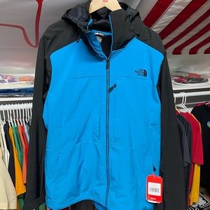The North Face Mens Apex Storm Pack Track Jacket Hyperblue Blue XL